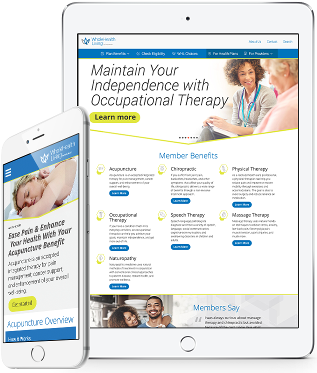 WholeHealth Living Website